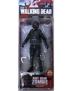 McFARLANE TOYS THE WALKING DEAD TV 5インチアクションフィギュア SERIES 4 RIOT GEAR ZOMBIE ワケあり特価